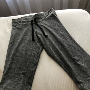 gray pink leggings